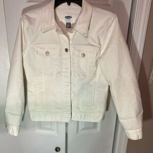 White denim jacket, Old Navy brand, size small